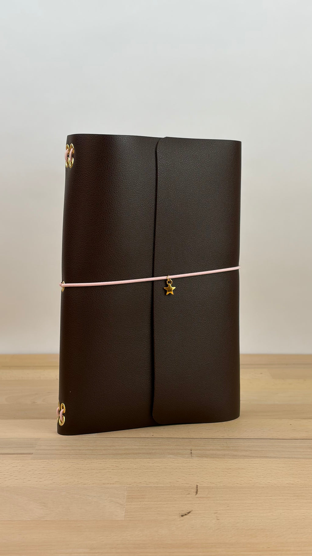 A5 Kunstleder Journal Cover | Dunkelbraun