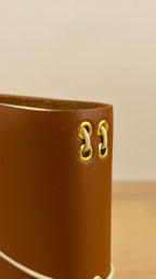 A6 Kunstleder Journal Cover | Braun