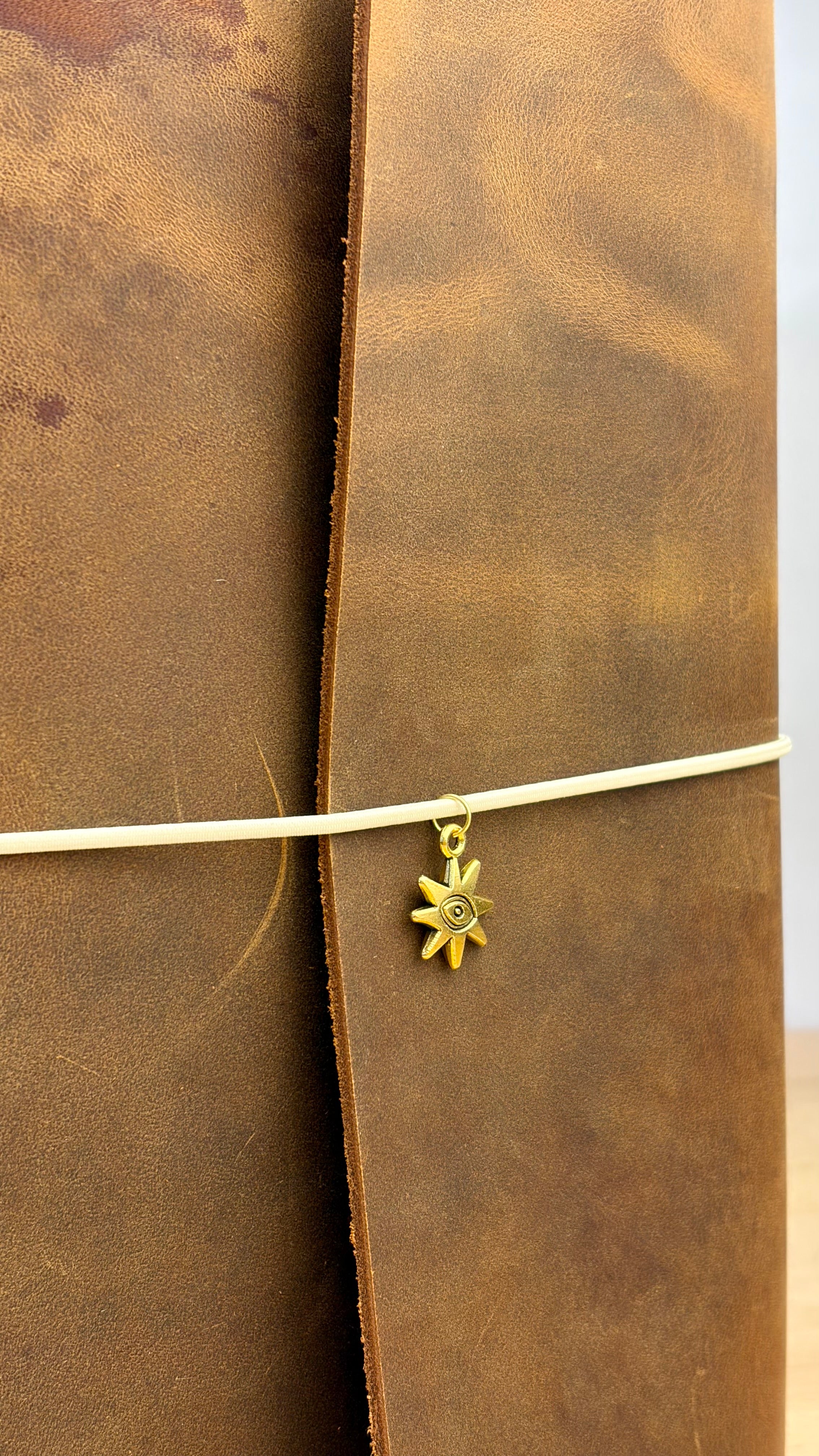 A5 Echtleder Journal Cover | Cognac