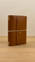 A6 Kunstleder Journal Cover | Braun