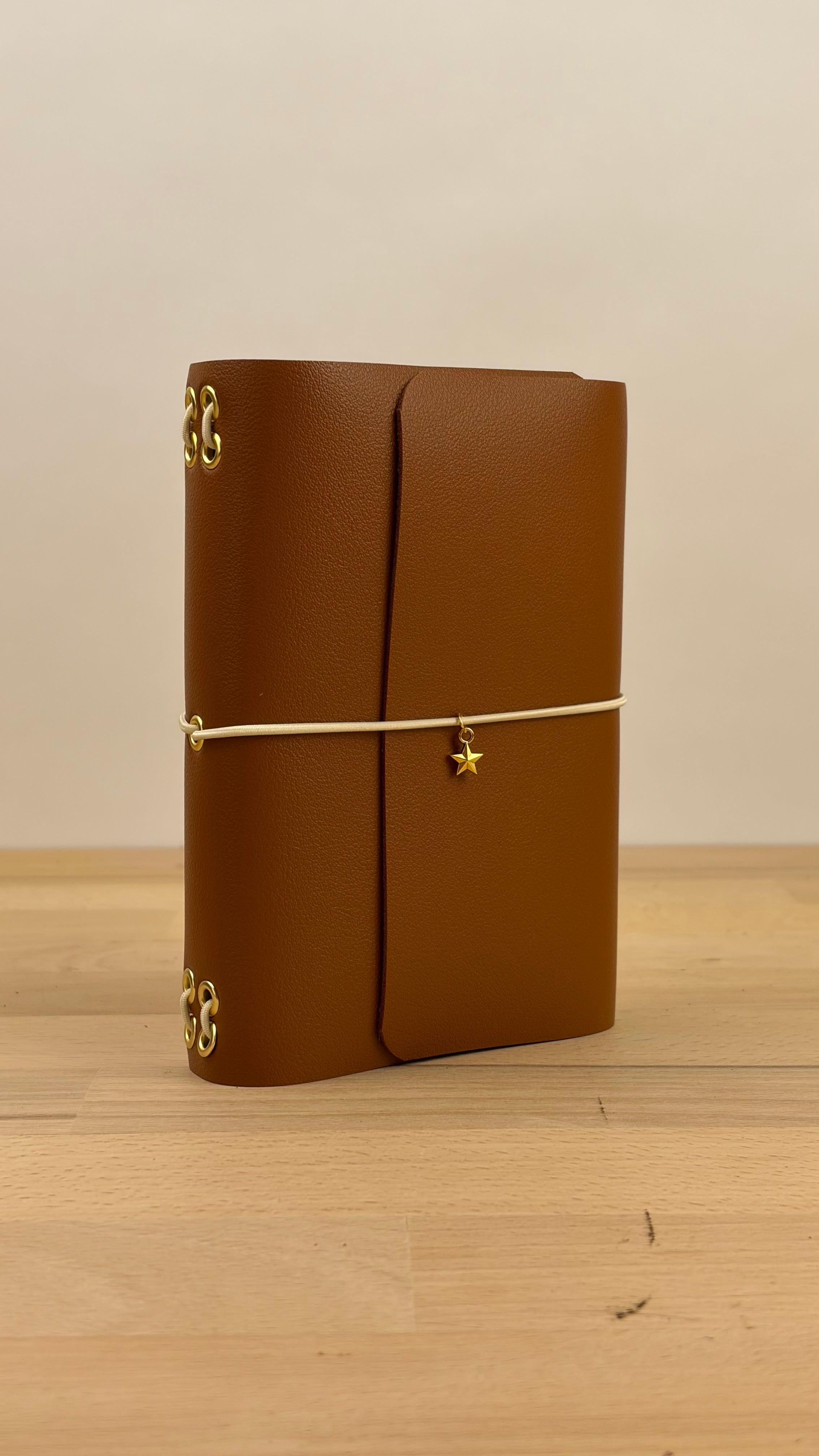 A6 Kunstleder Journal Cover | Braun