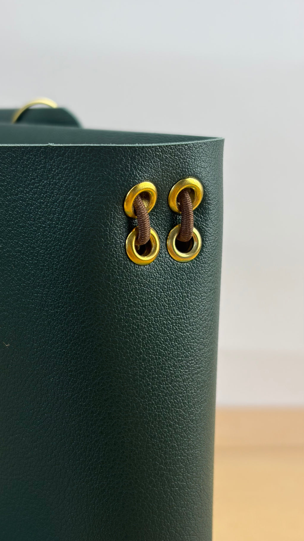 A5 Kunstleder Journal Cover | Dunkelgrün