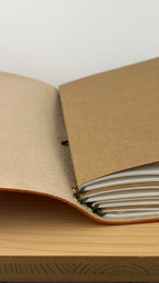 A5 Kunstleder Journal Cover | Orange