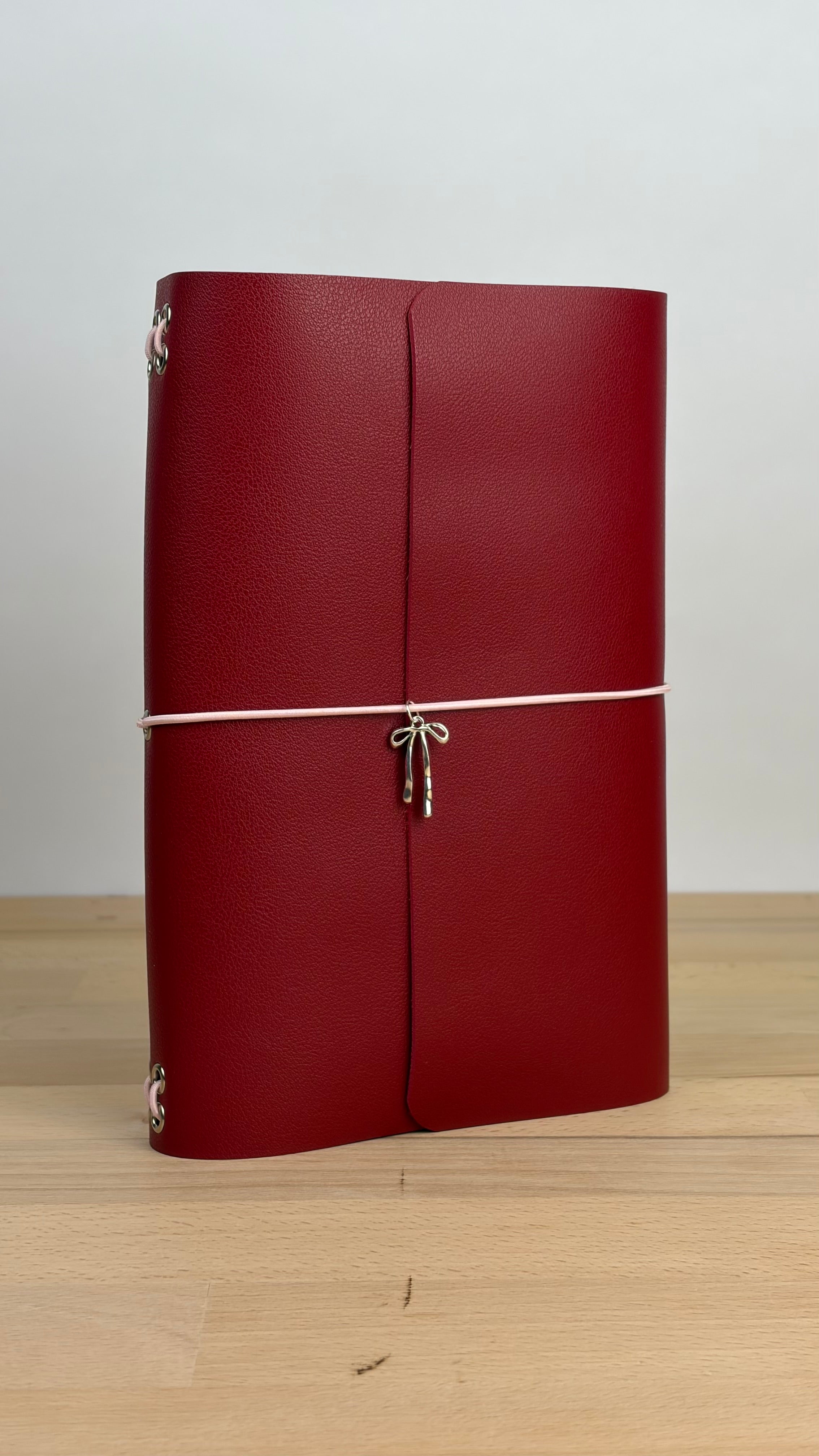 A5 Kunstleder Journal Cover | Weinrot