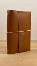 A5 Kunstleder Journal Cover | Braun