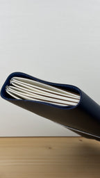 A5 Kunstleder Journal Cover | Dunkelblau