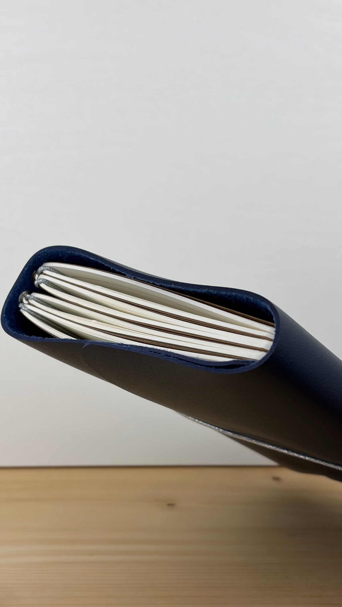 A5 Kunstleder Journal Cover | Dunkelblau