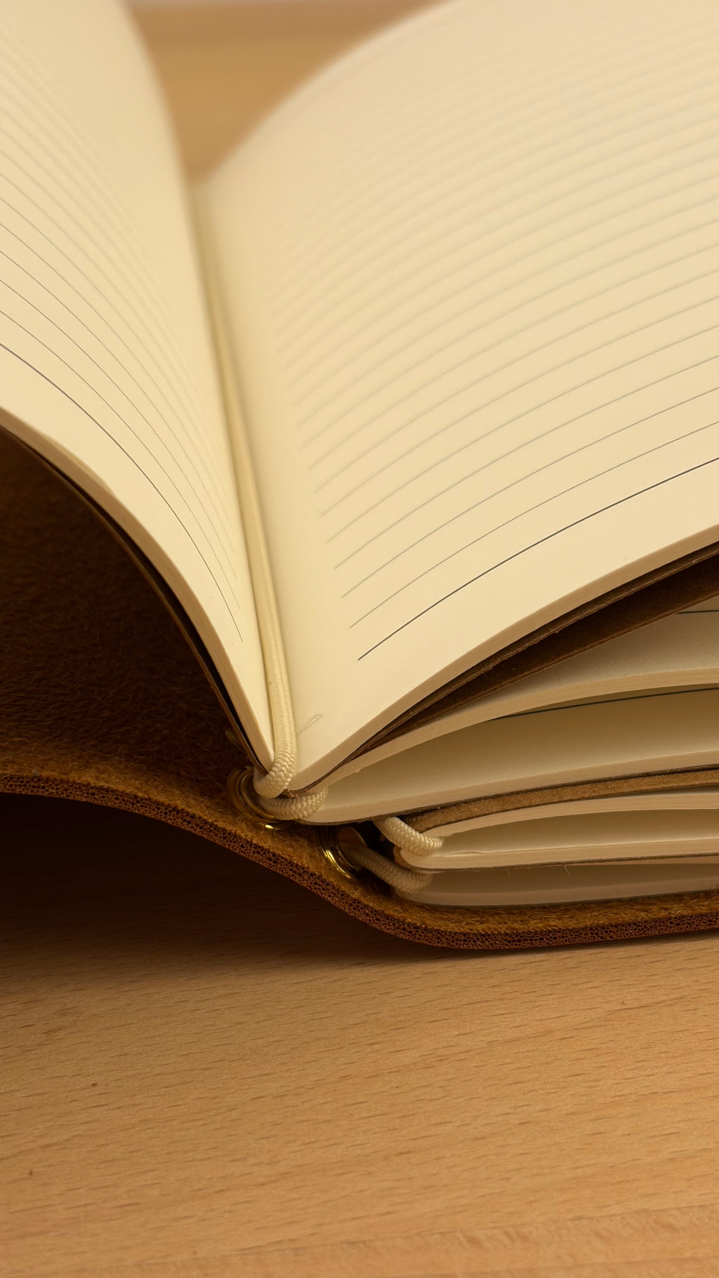 A5 Kunstleder Journal Cover | Braun