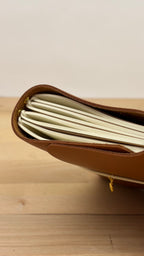 A6 Kunstleder Journal Cover | Braun