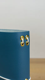 A6 Kunstleder Journal Cover | Hellblau