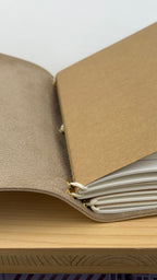 A5 Kunstleder Journal Cover | Beige