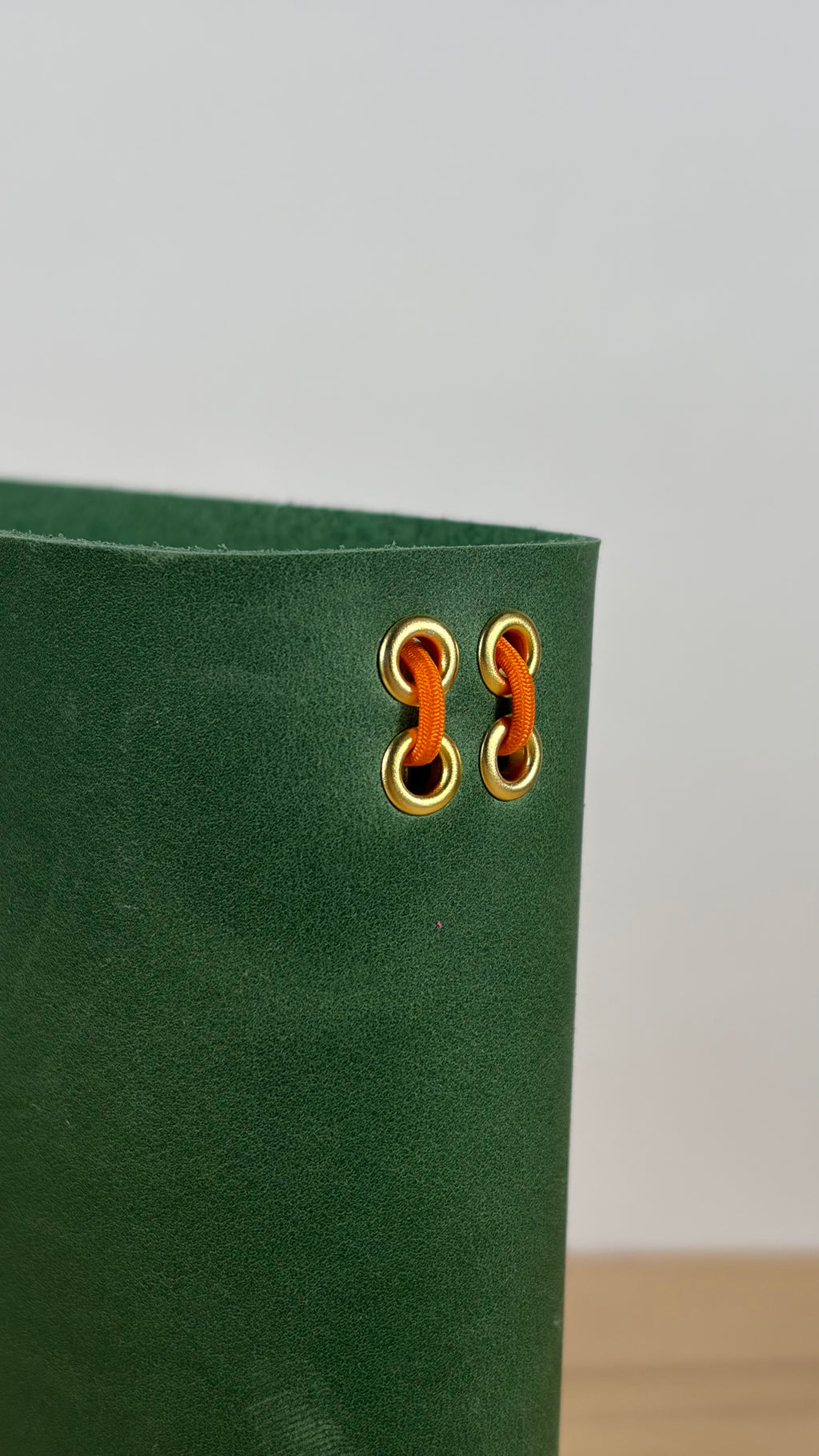 A5 Echtleder Journal Cover | Waldgrün