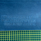 A5 Echtleder Journal Cover | Ozeanblau