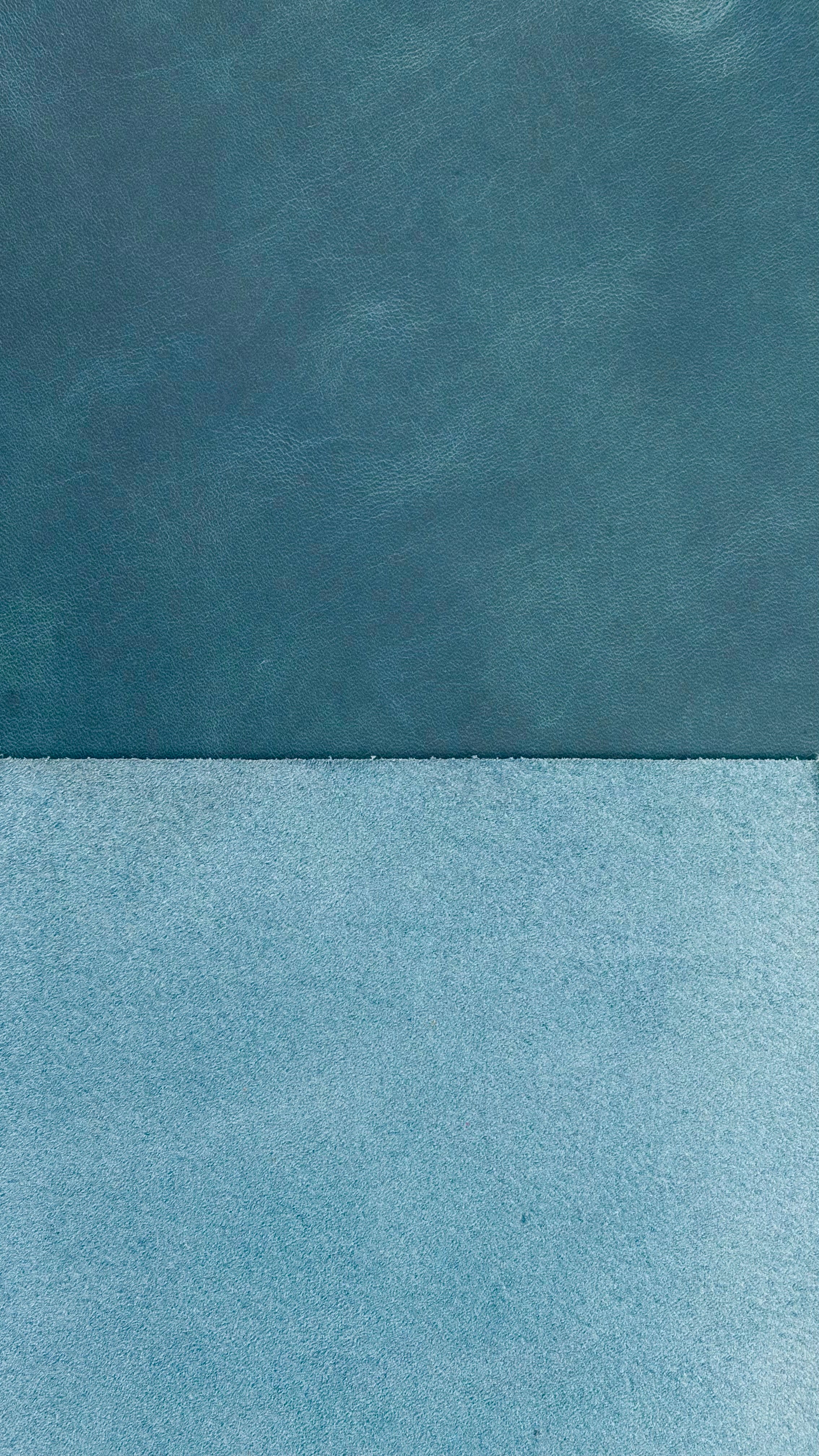A5 Echtleder Journal Cover | Ozeanblau