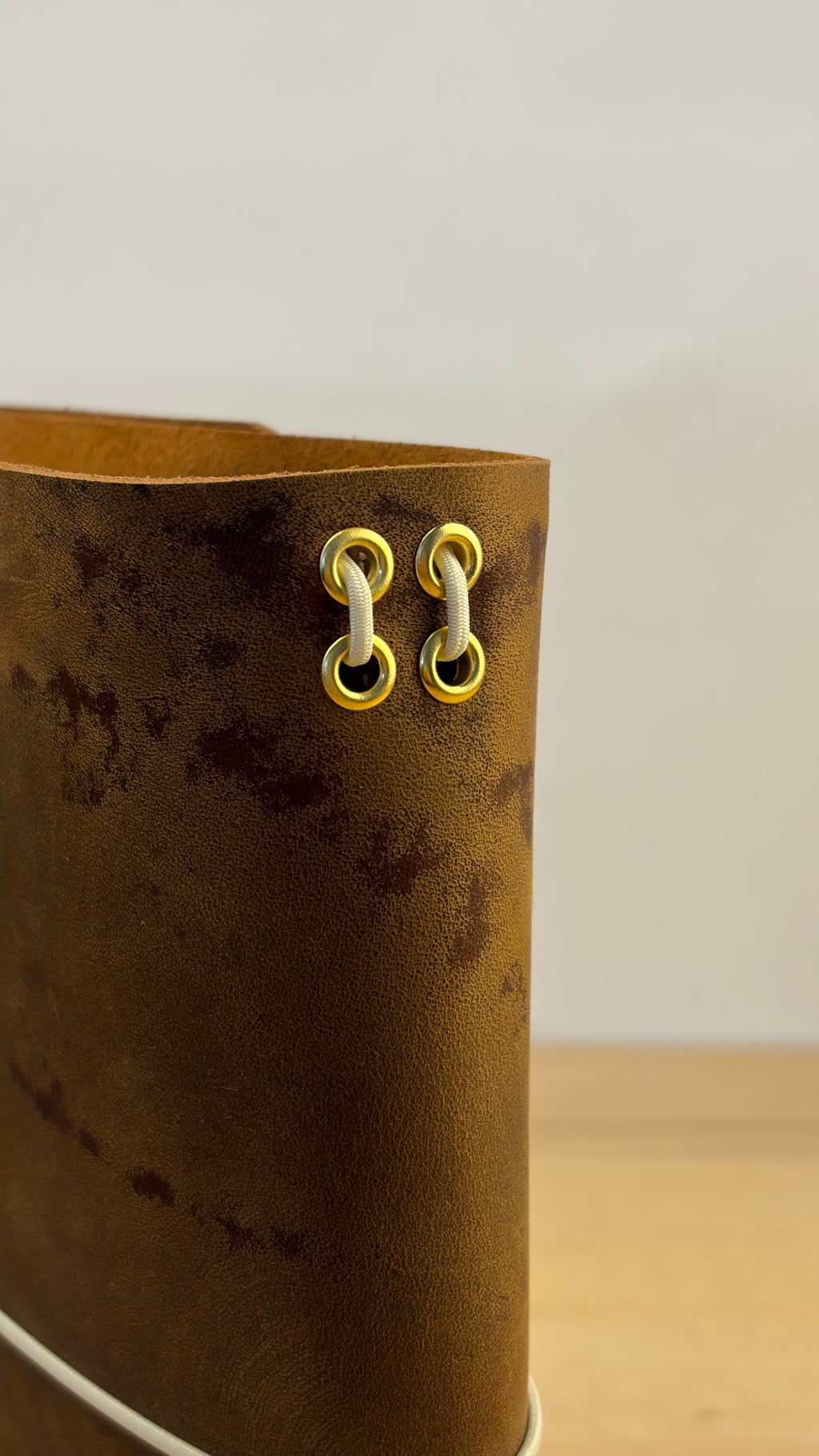 A5 Echtleder Journal Cover | Cognac