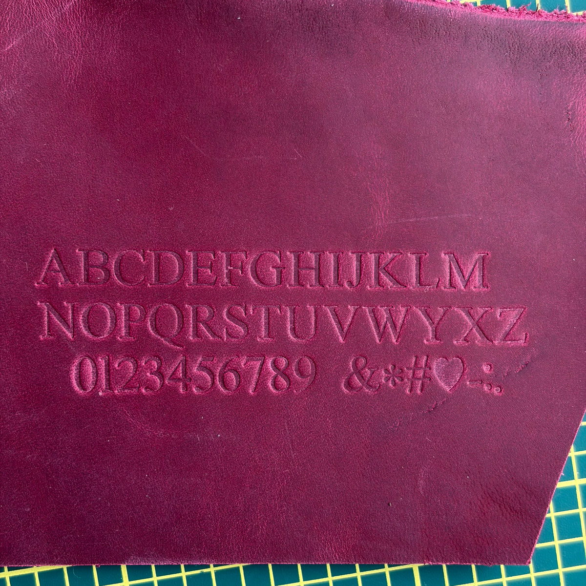 A5 Echtleder Journal Cover | Magenta