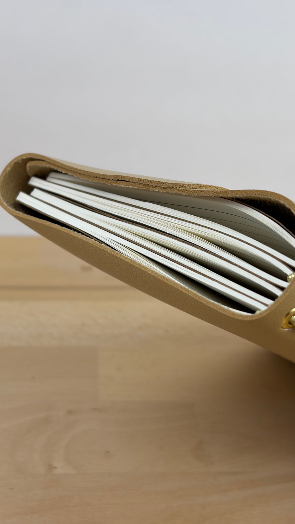 A5 Kunstleder Journal Cover | Gold