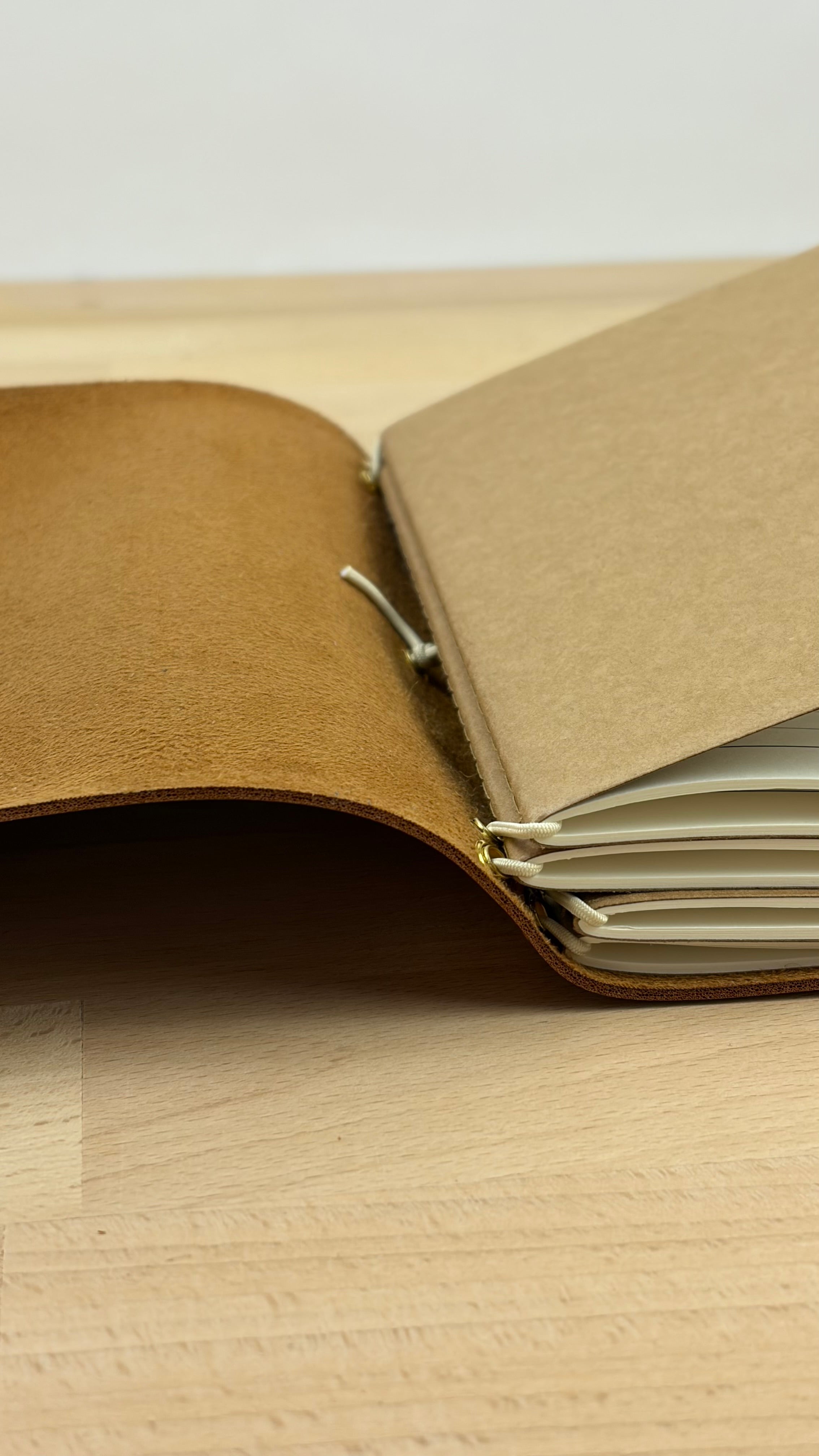 A5 Kunstleder Journal Cover | Braun