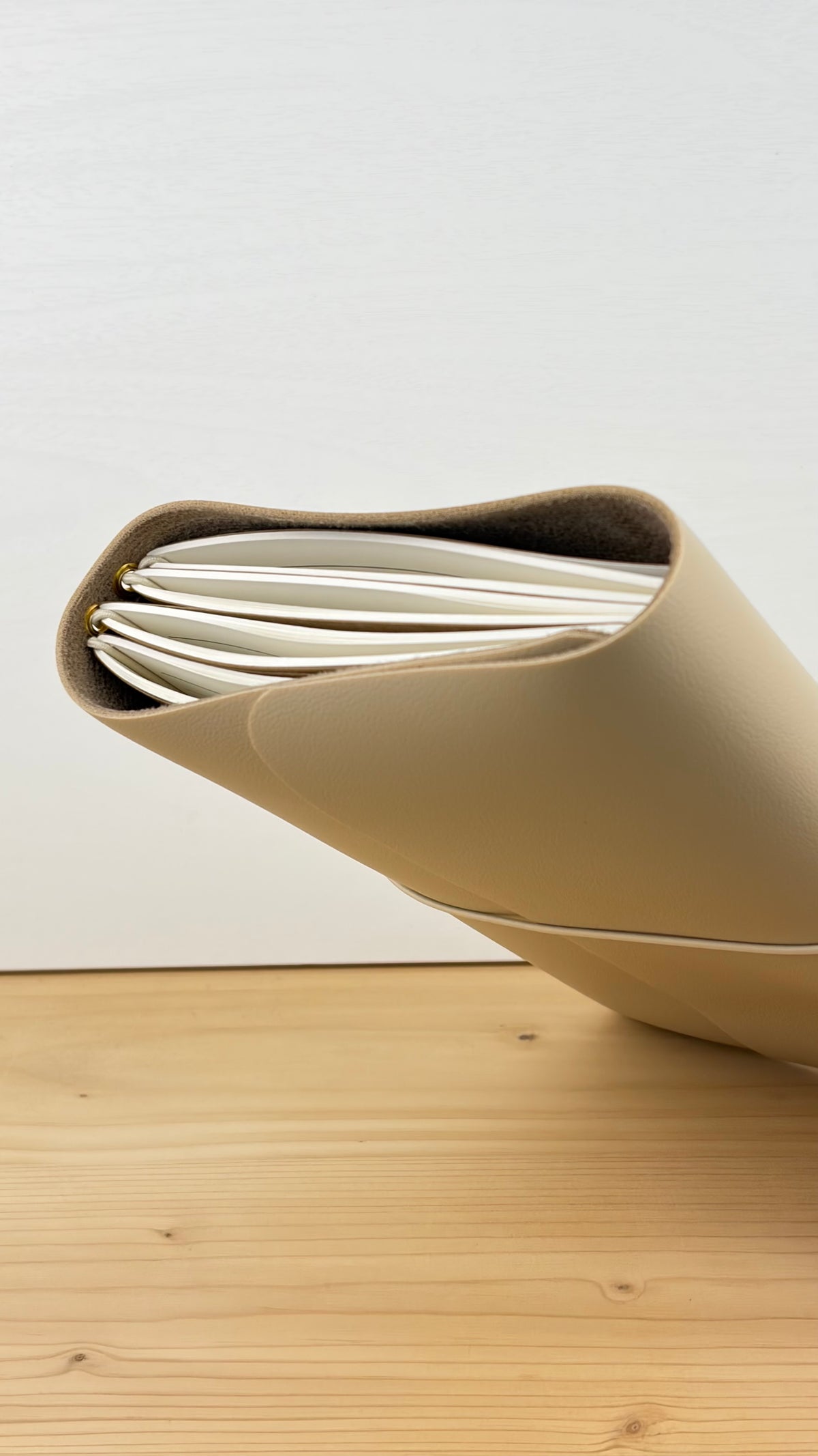 A5 Kunstleder Journal Cover | Beige