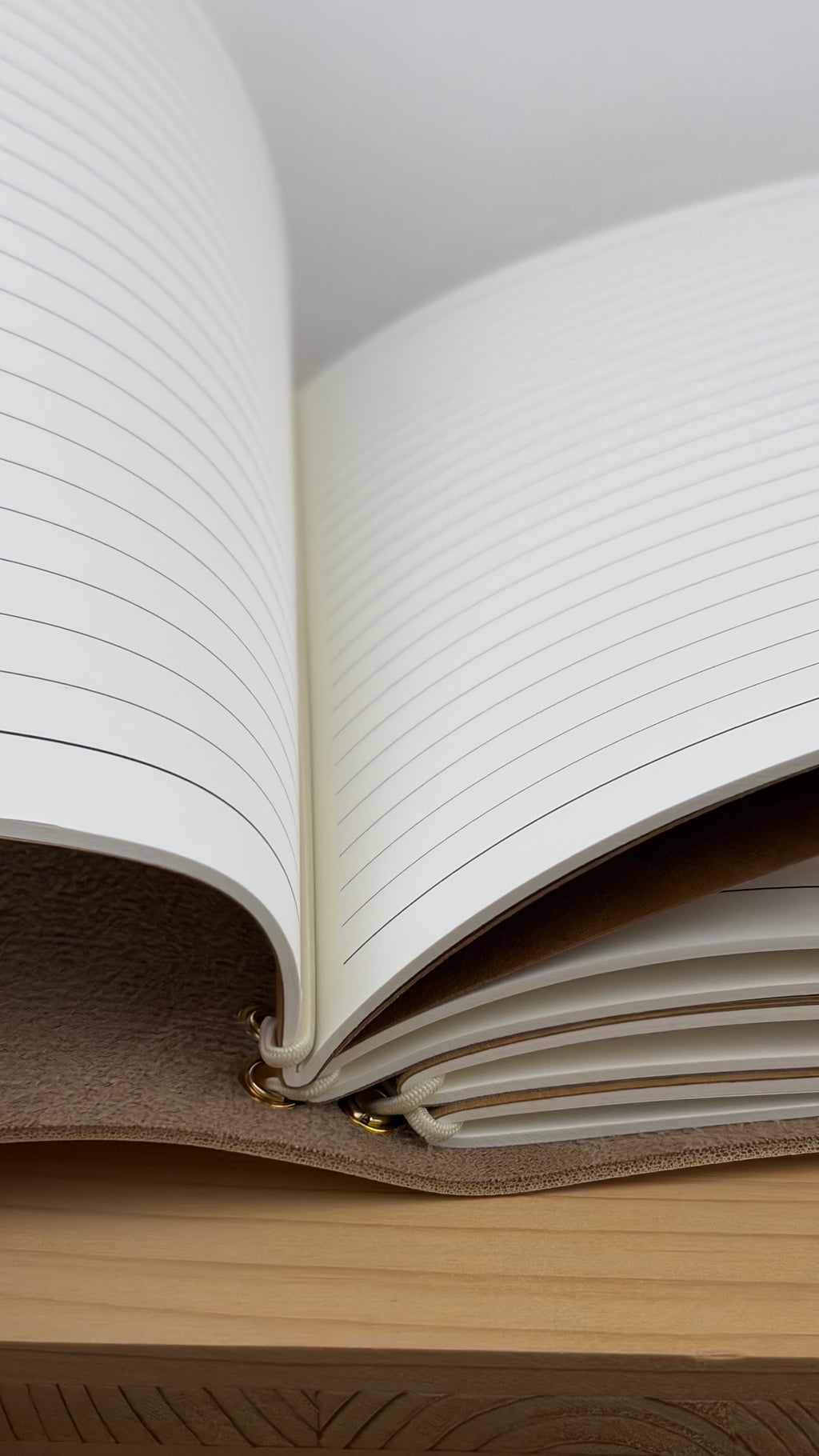 A5 Kunstleder Journal Cover | Beige