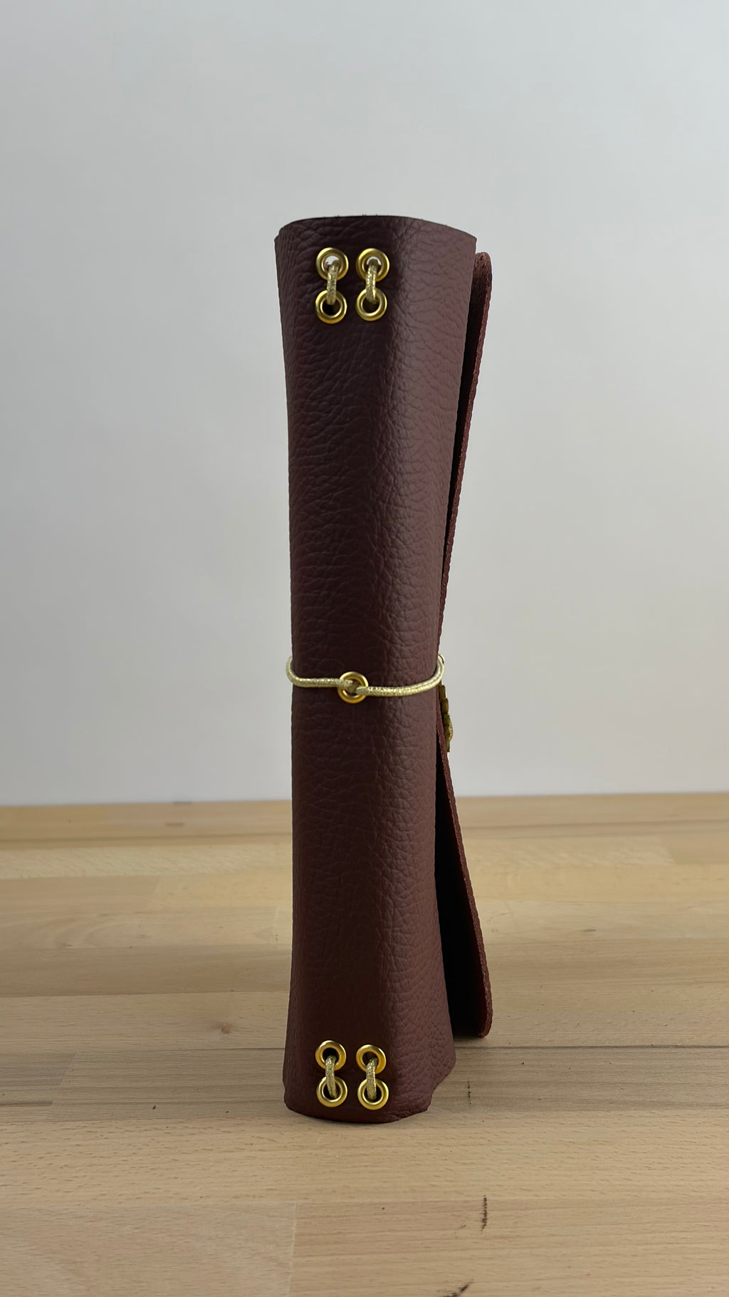 A5 Echtleder Journal Cover | Dunkelrot