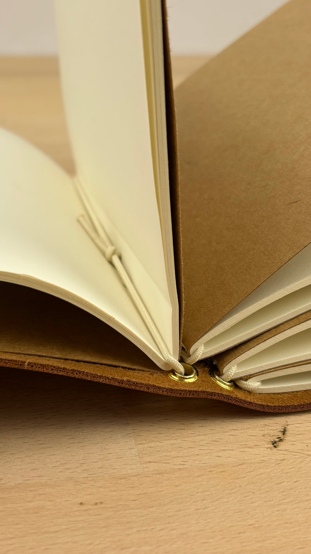 A6 Kunstleder Journal Cover | Braun