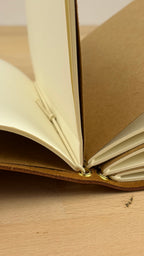 A6 Kunstleder Journal Cover | Braun