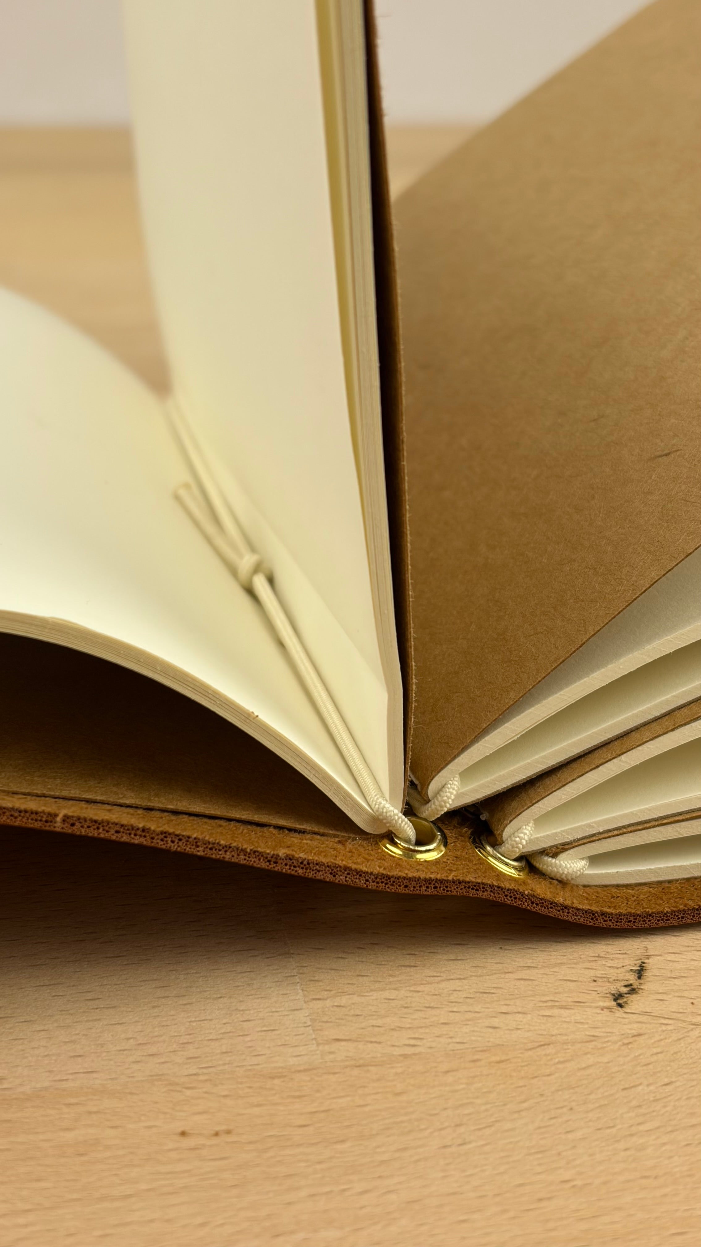 A6 Kunstleder Journal Cover | Braun