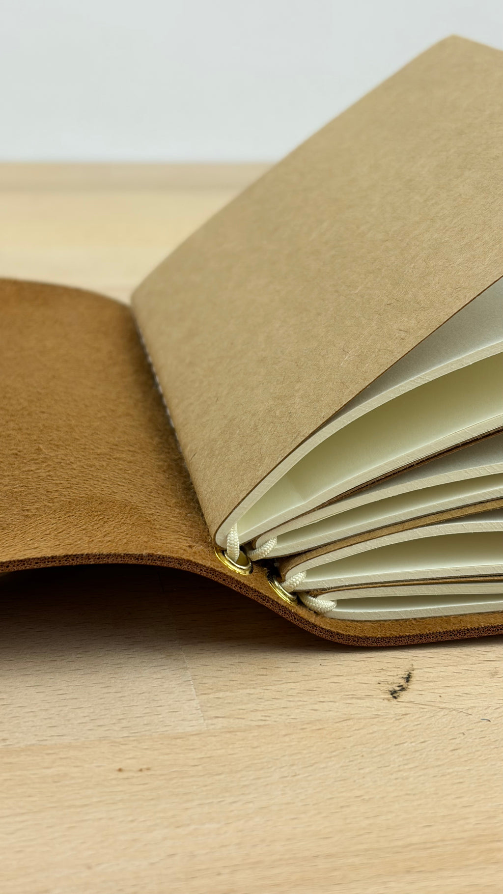 A6 Kunstleder Journal Cover | Braun