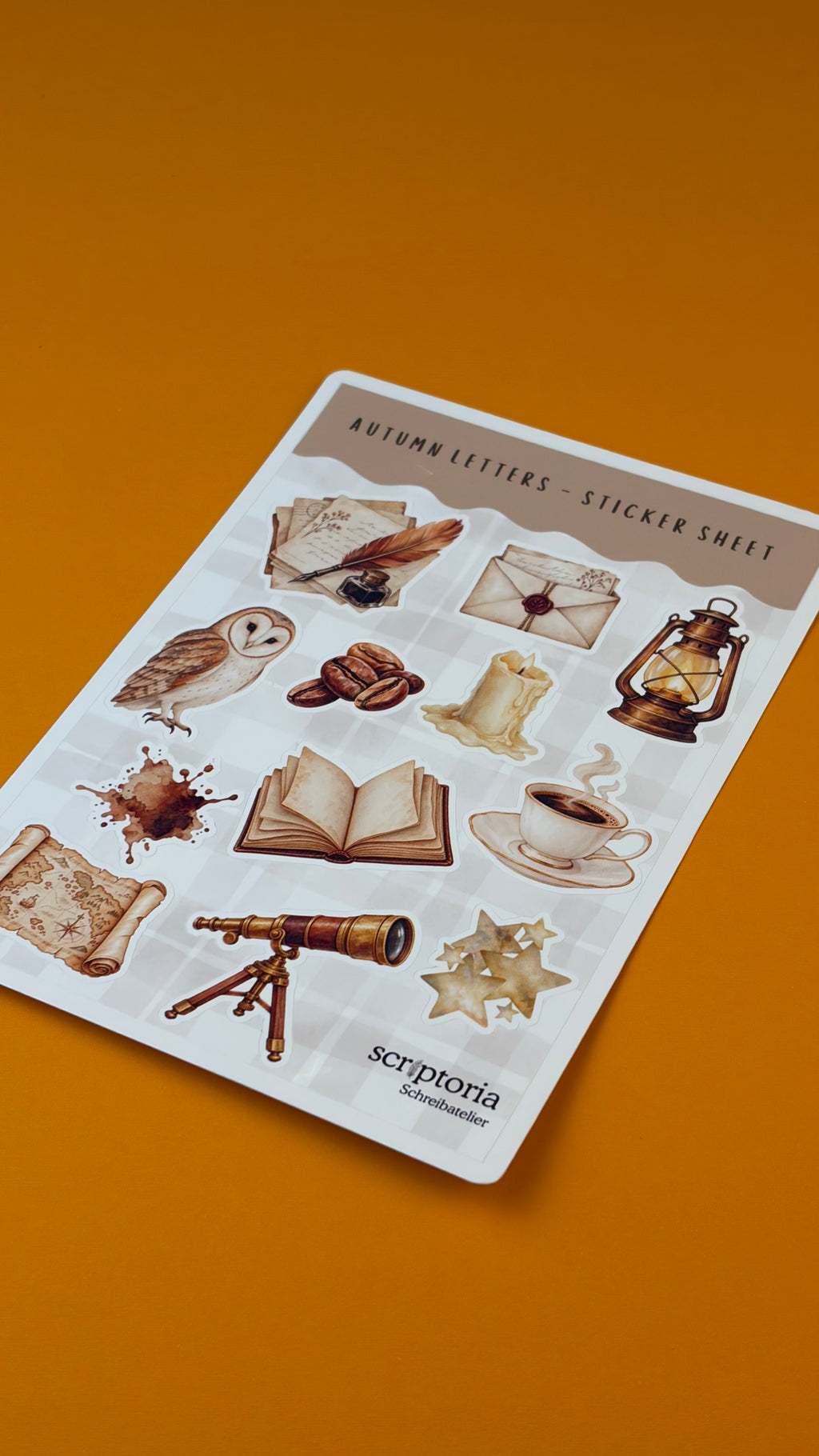 Sticker | Autumn Letters