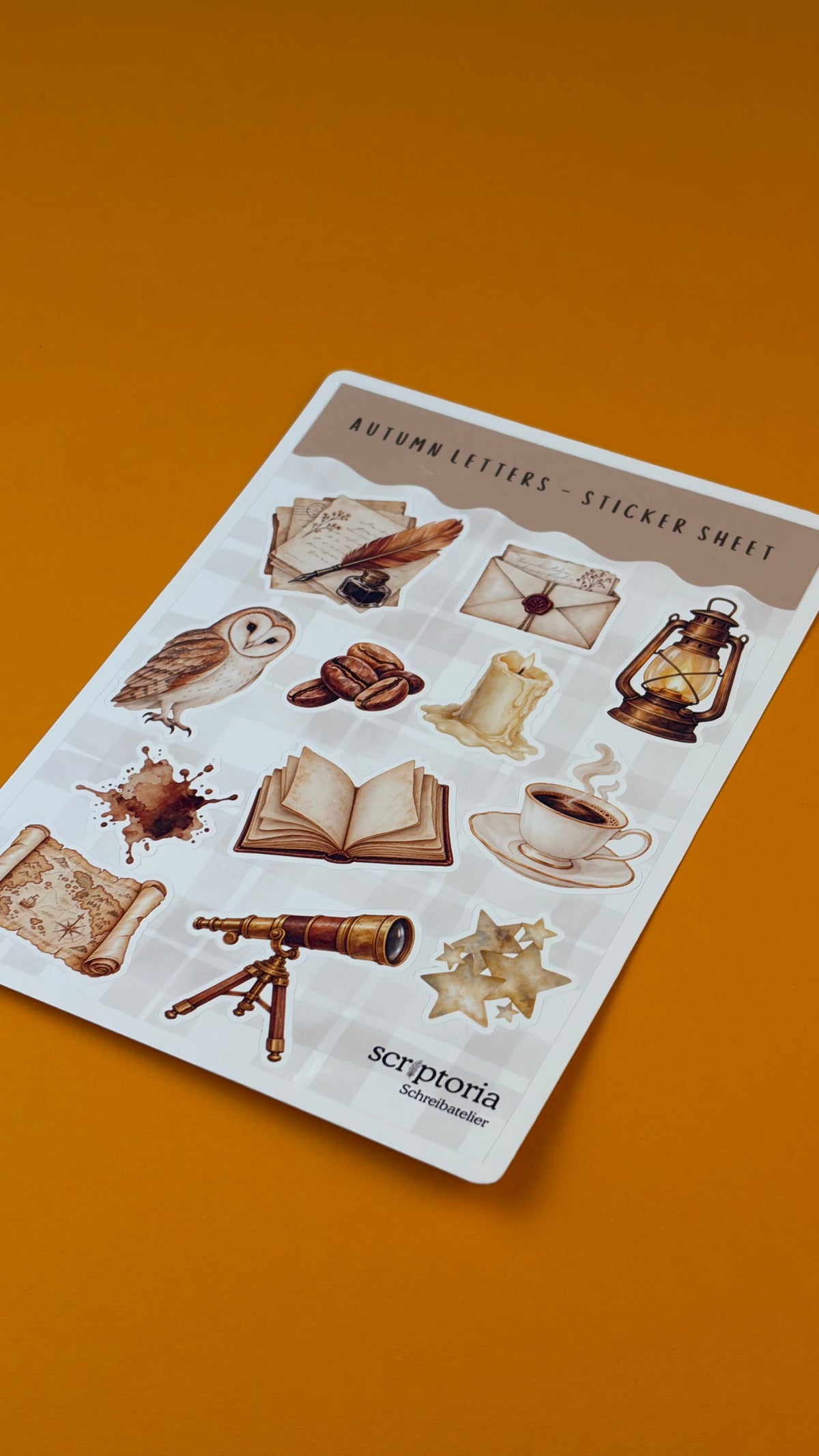 Sticker | Autumn Letters