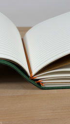 A5 Echtleder Journal Cover | Waldgrün