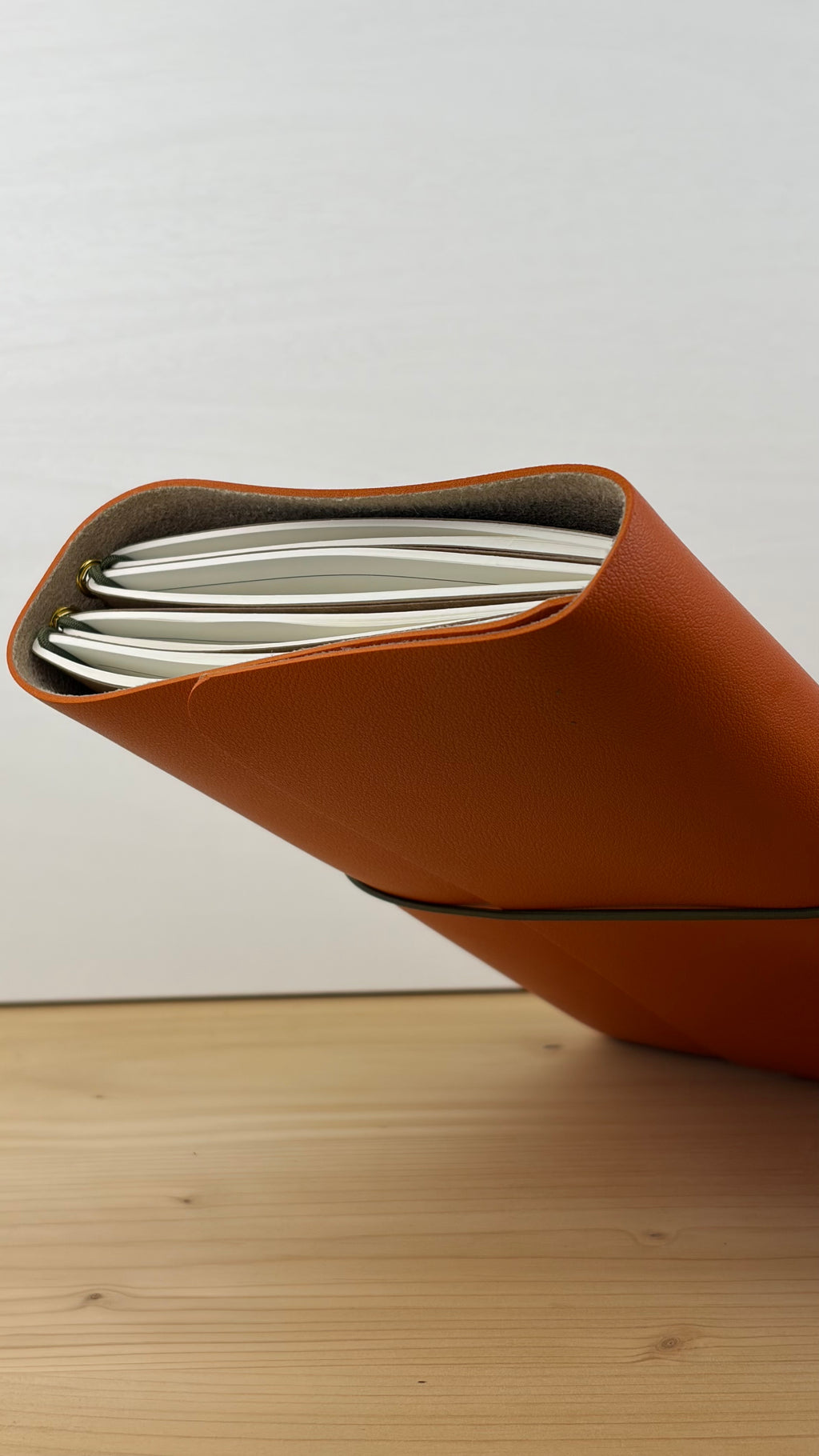 A5 Kunstleder Journal Cover | Orange