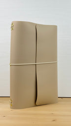 A5 Kunstleder Journal Cover | Beige