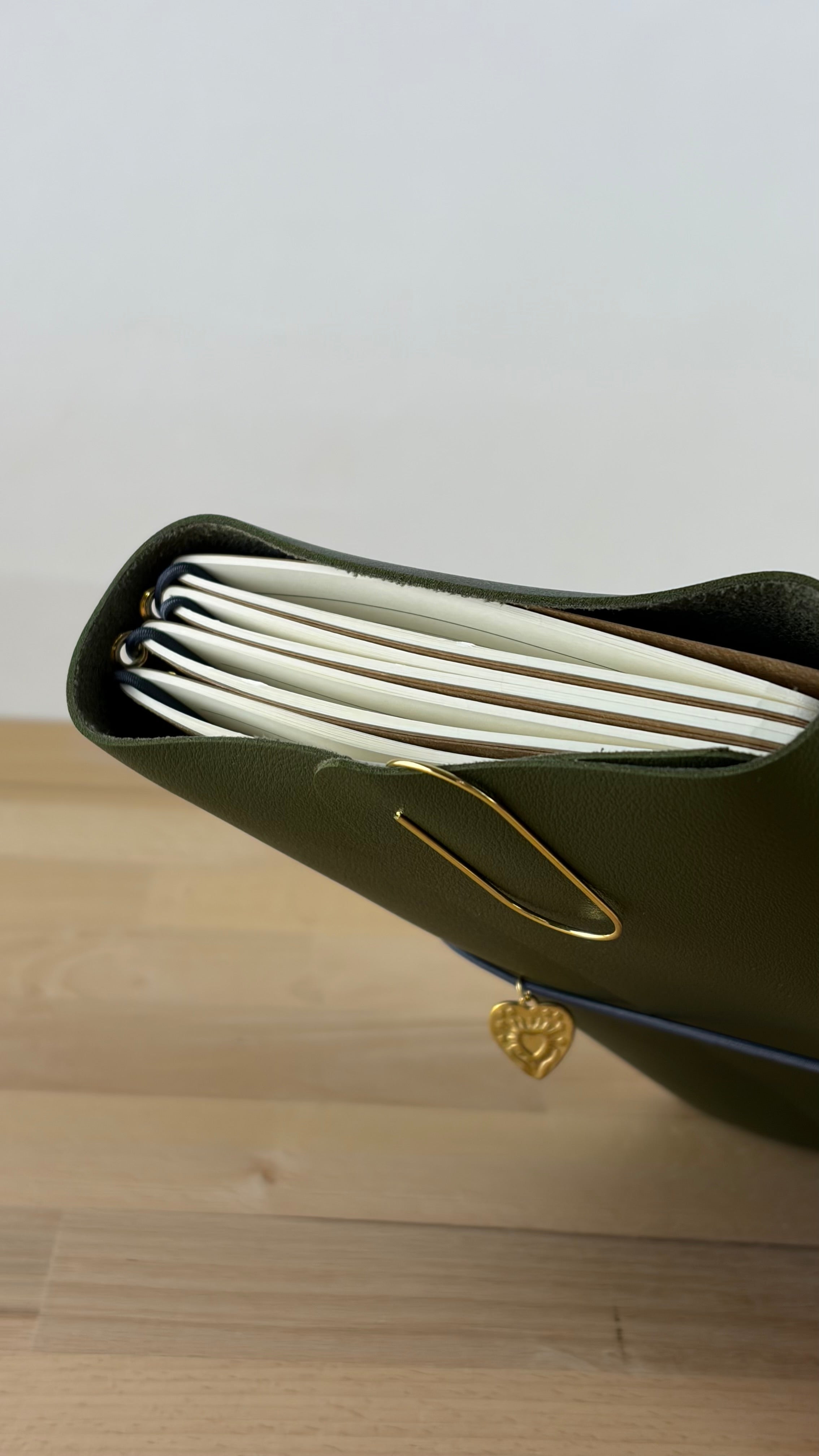 A5 Kunstleder Journal Cover | Grün
