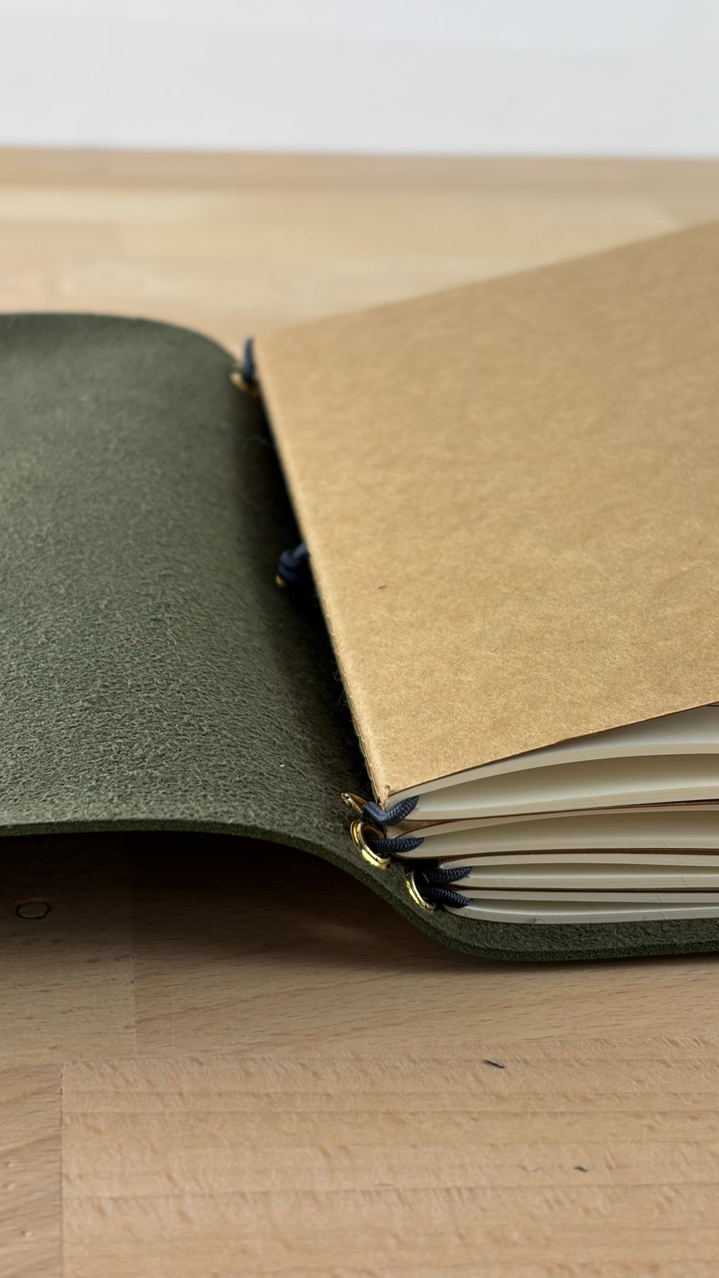 A5 Kunstleder Journal Cover | Grün