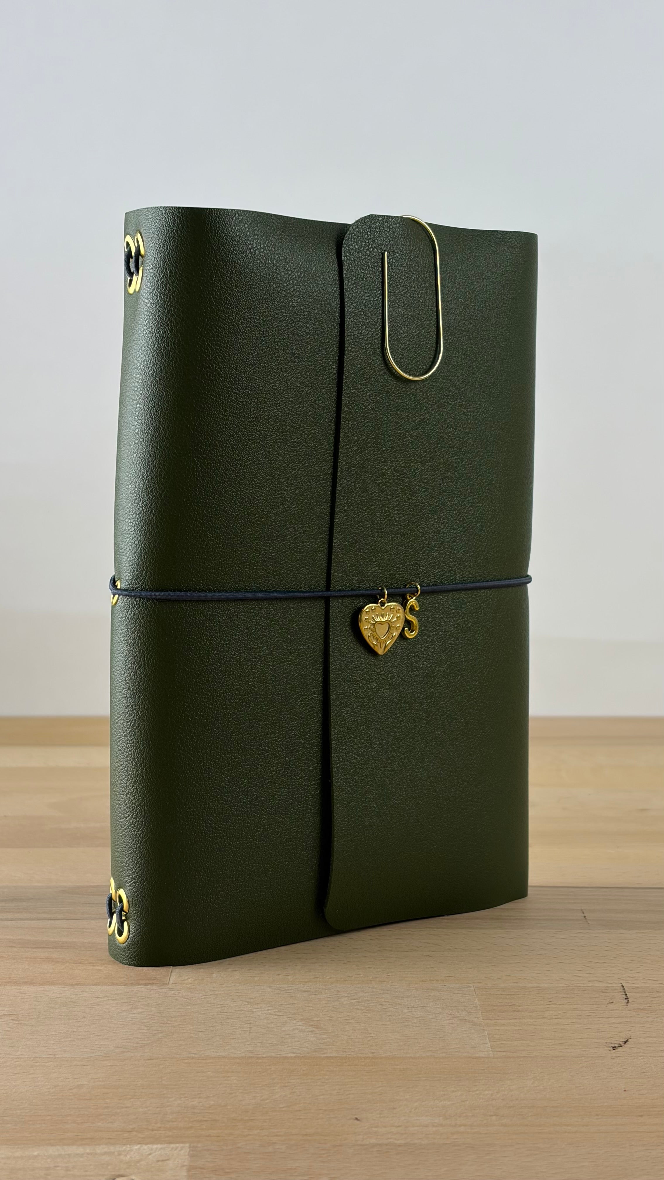A5 Kunstleder Journal Cover | Grün