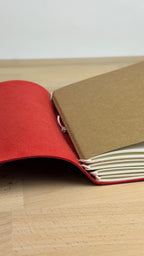 A5 Kunstleder Journal Cover | Weinrot
