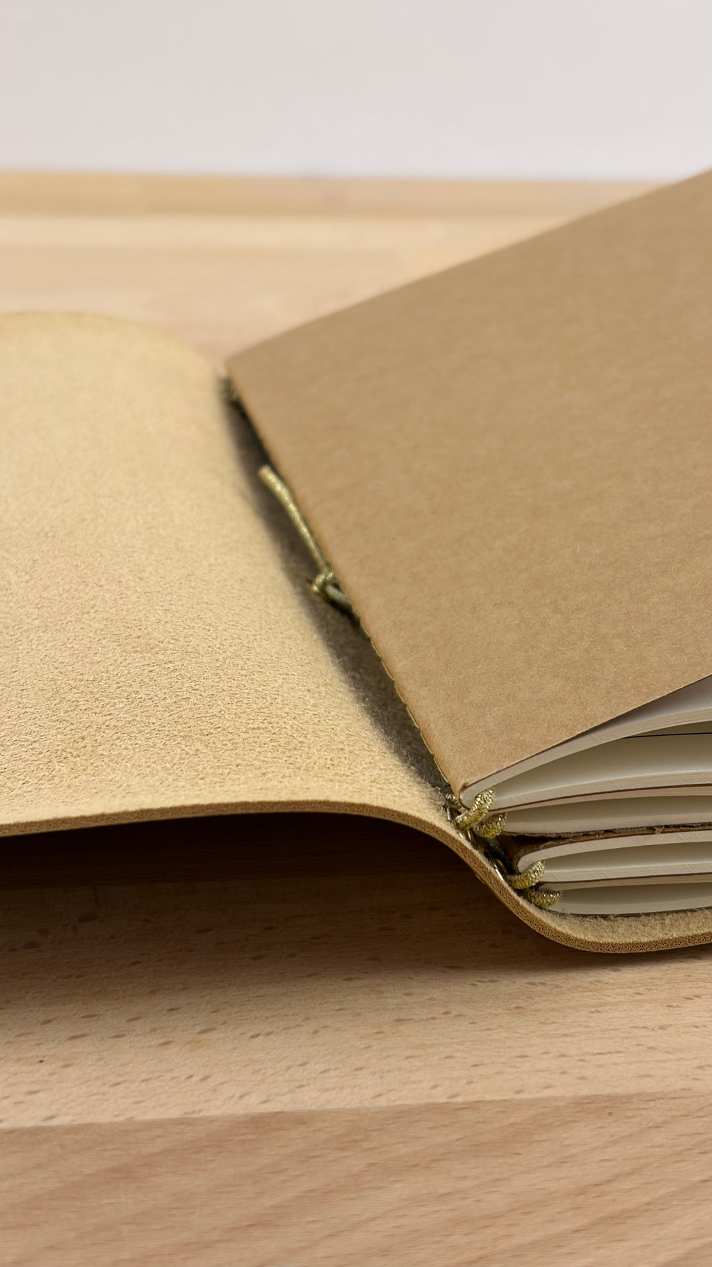 A5 Kunstleder Journal Cover | Gold
