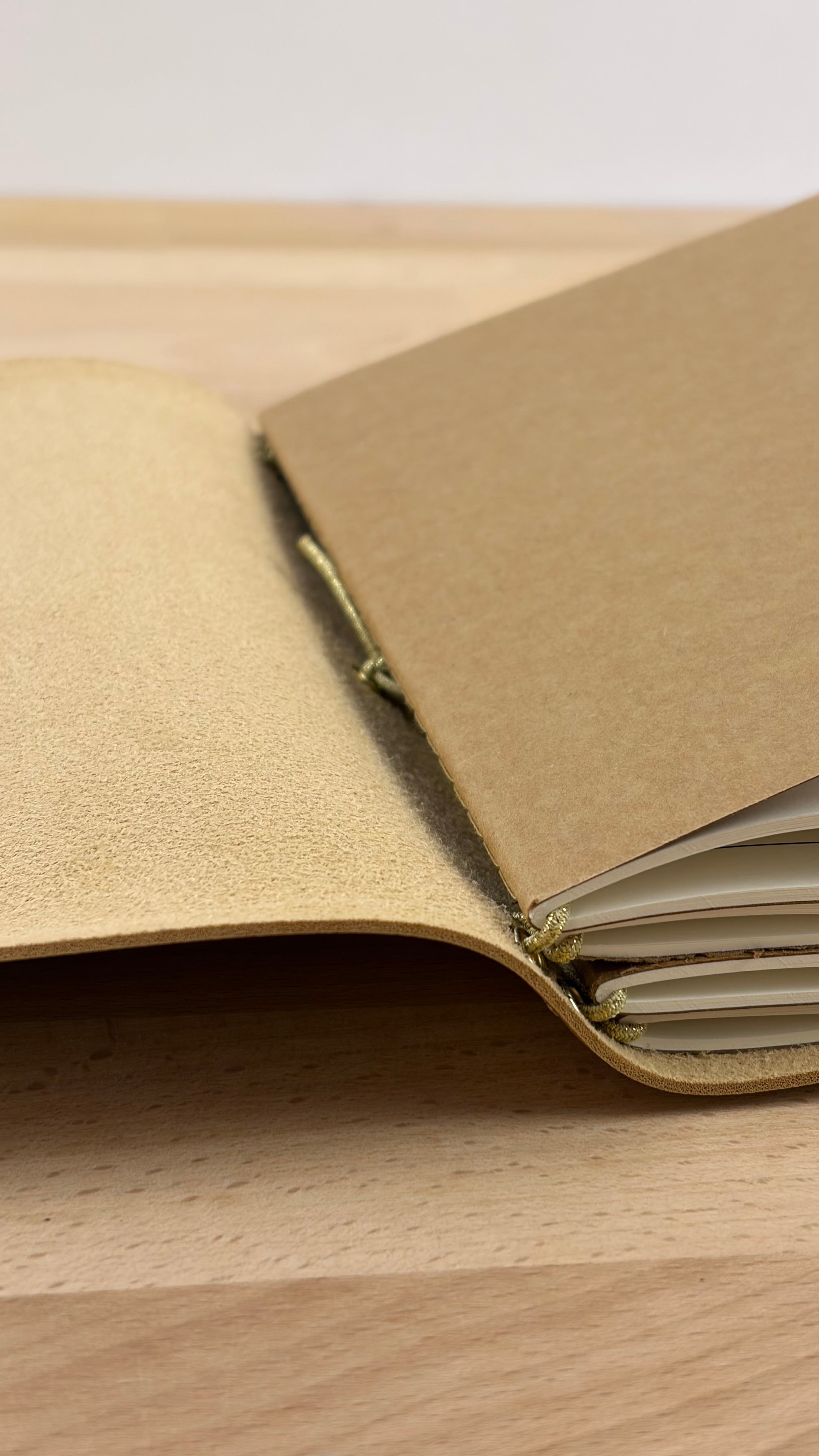 A5 Kunstleder Journal Cover | Gold