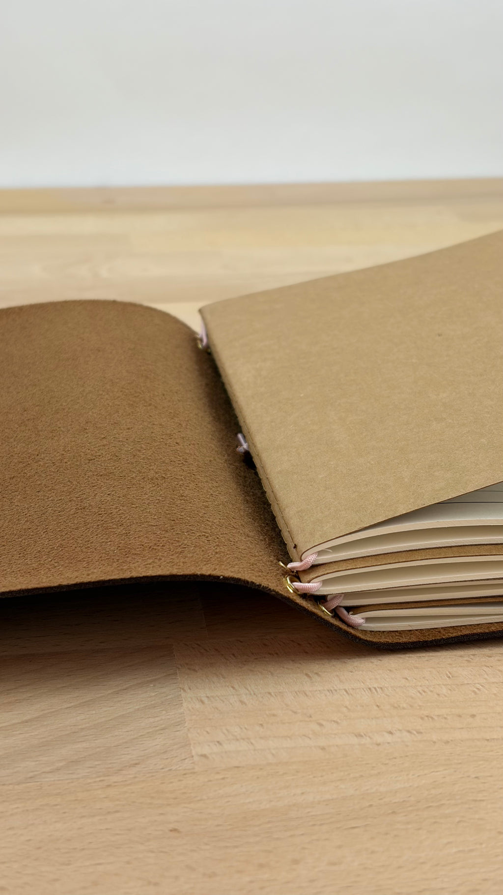 A5 Kunstleder Journal Cover | Dunkelbraun