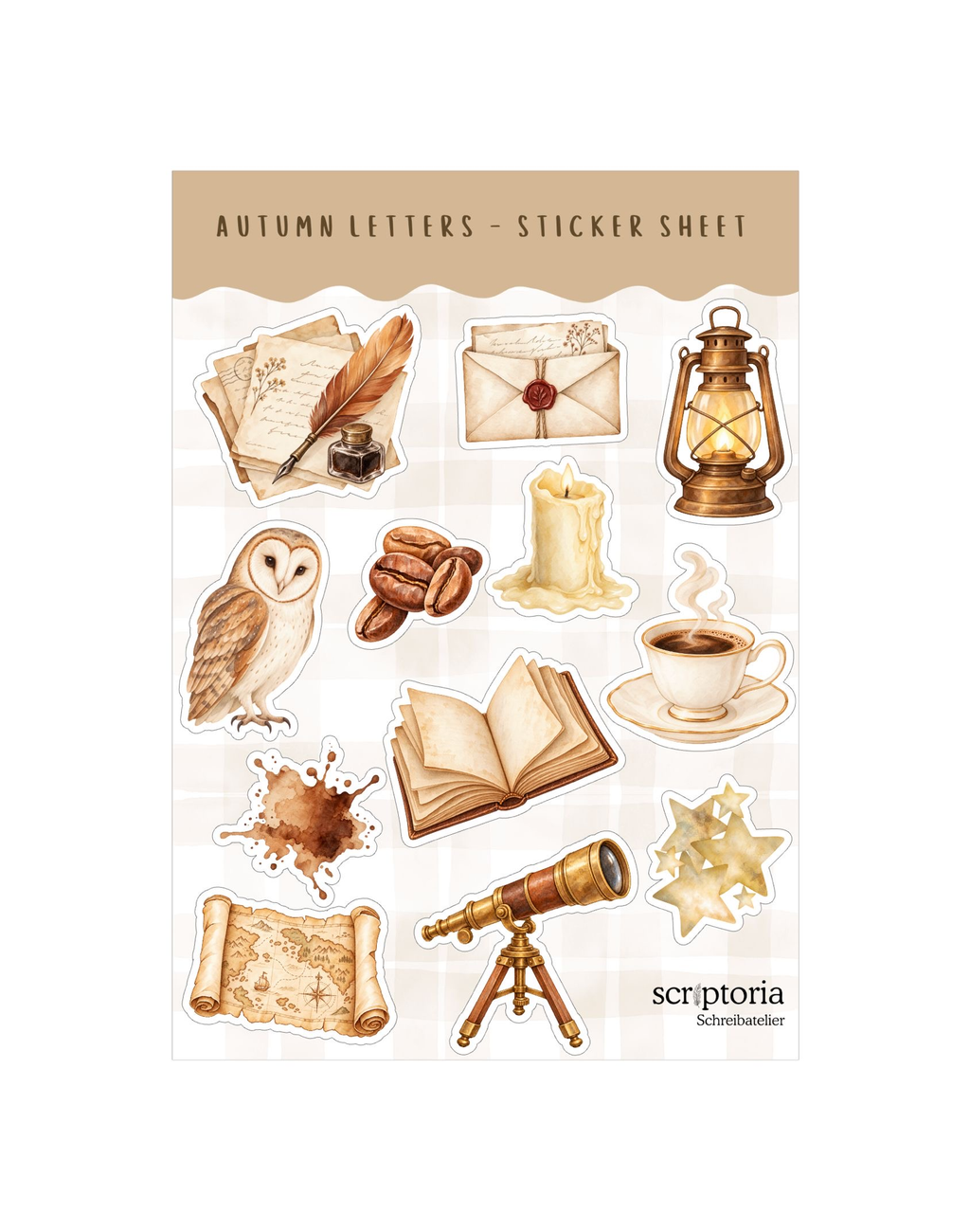 Sticker | Autumn Letters