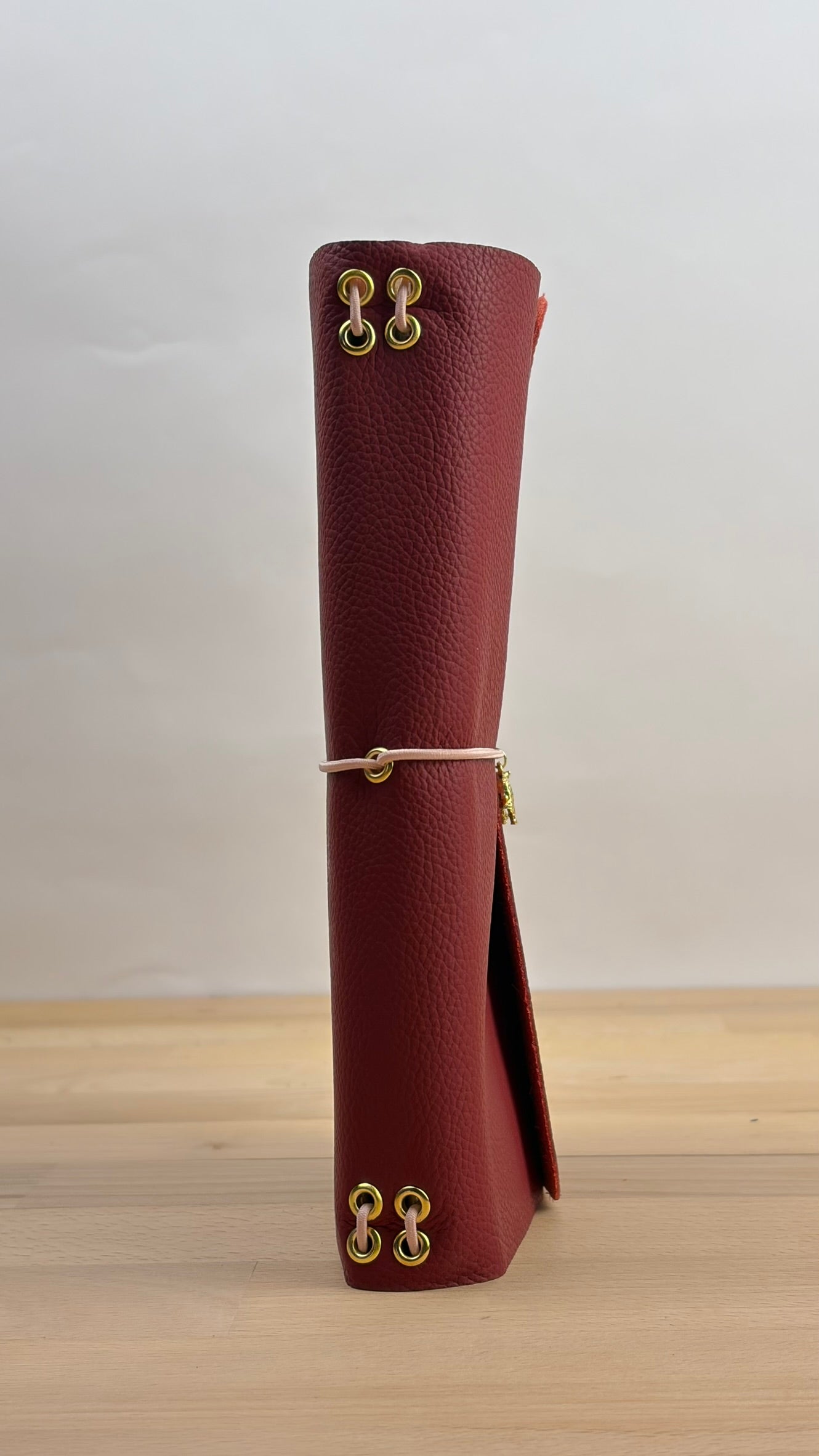A5 Echtleder Journal Cover | Hellrot