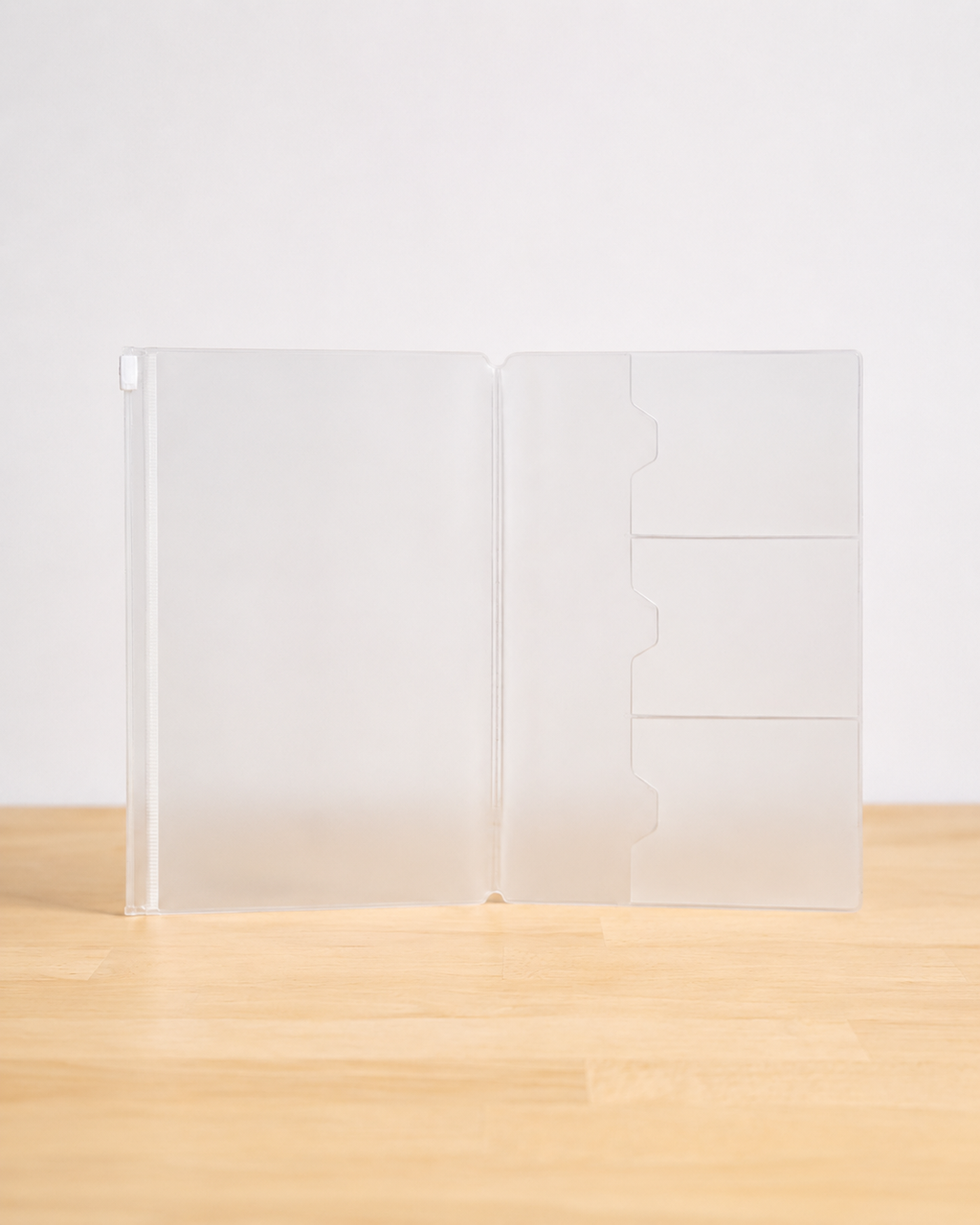Transparente A5 Zip-Einlage für Journal Cover