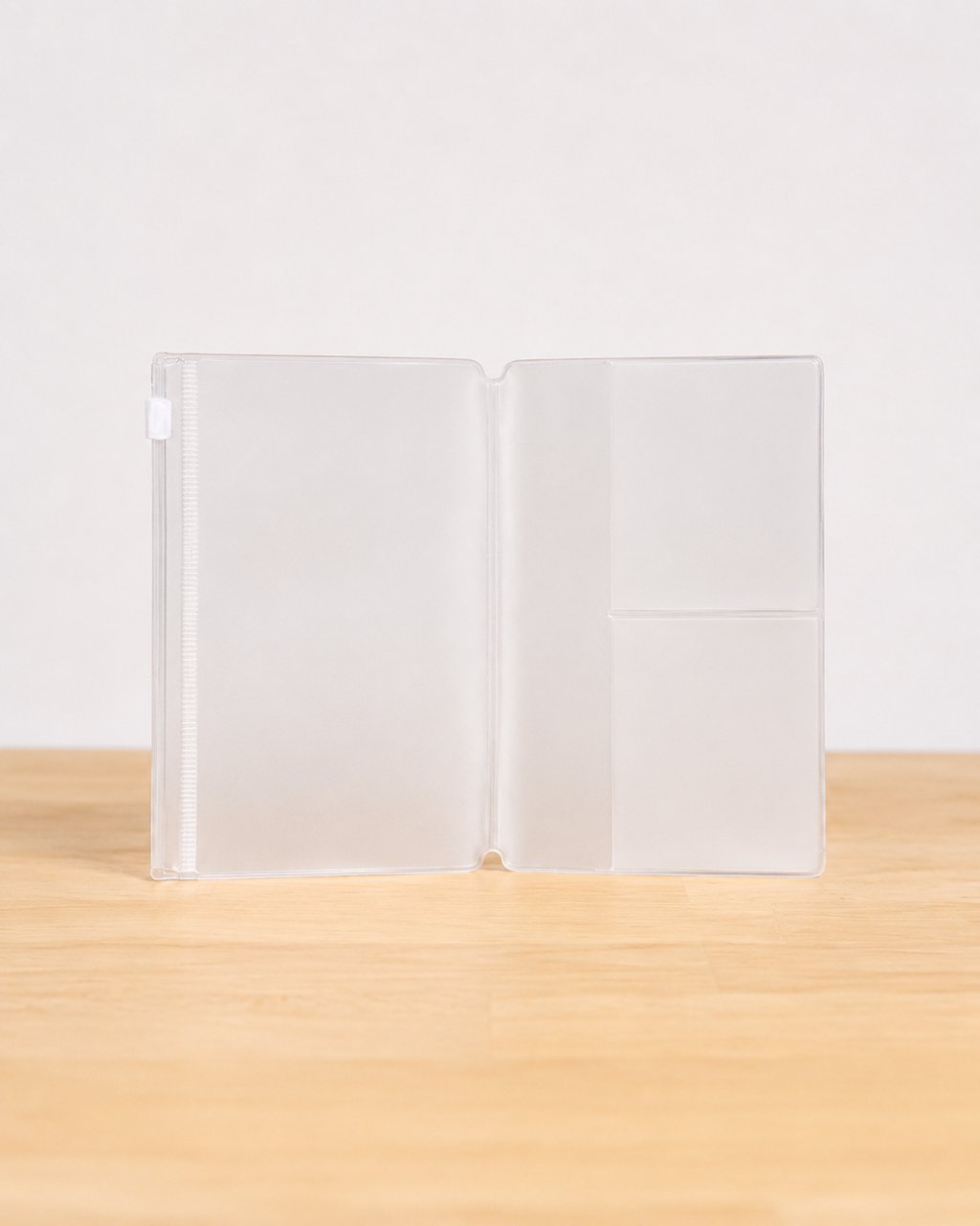 Transparente A6 Zip-Einlage für Journal Cover