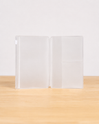 Transparente A6 Zip-Einlage für Journal Cover