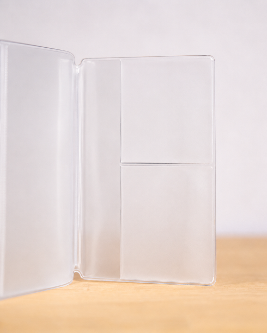 Transparente A6 Zip-Einlage für Journal Cover