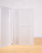 Transparente A6 Zip-Einlage für Journal Cover