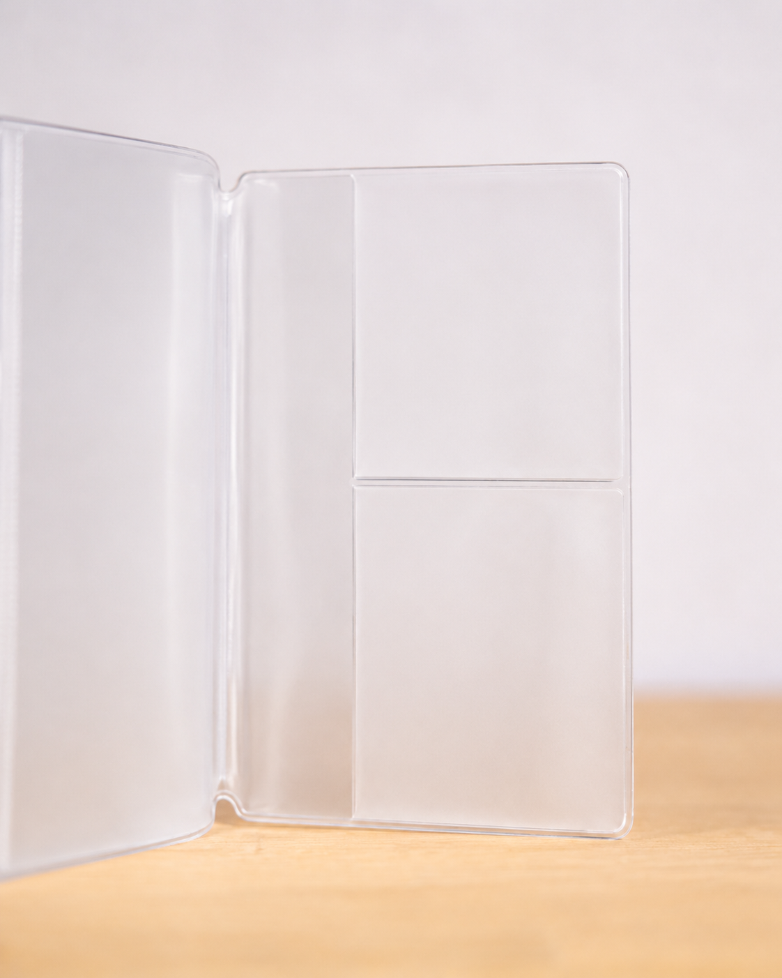 Transparente A6 Zip-Einlage für Journal Cover
