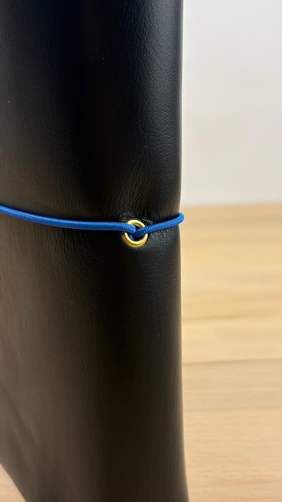 A5 Echtleder Journal Cover | Dunkelblau